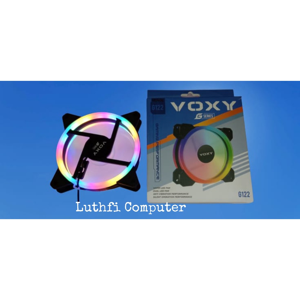 Jual VOXY G122 FAN CASING GAMING RGB RUNNING DAN VARIAN WARNA / KIPAS ...