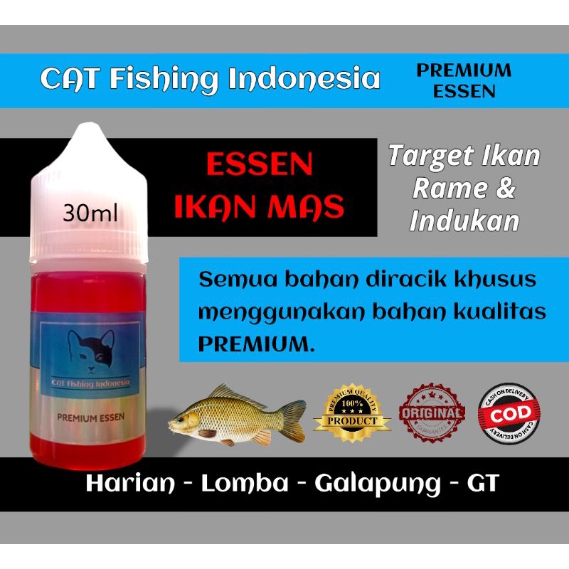 Jual Essen Ikan Mas Cat Premium Target Ikan Rame And Indukan 30ml Shopee Indonesia 4652