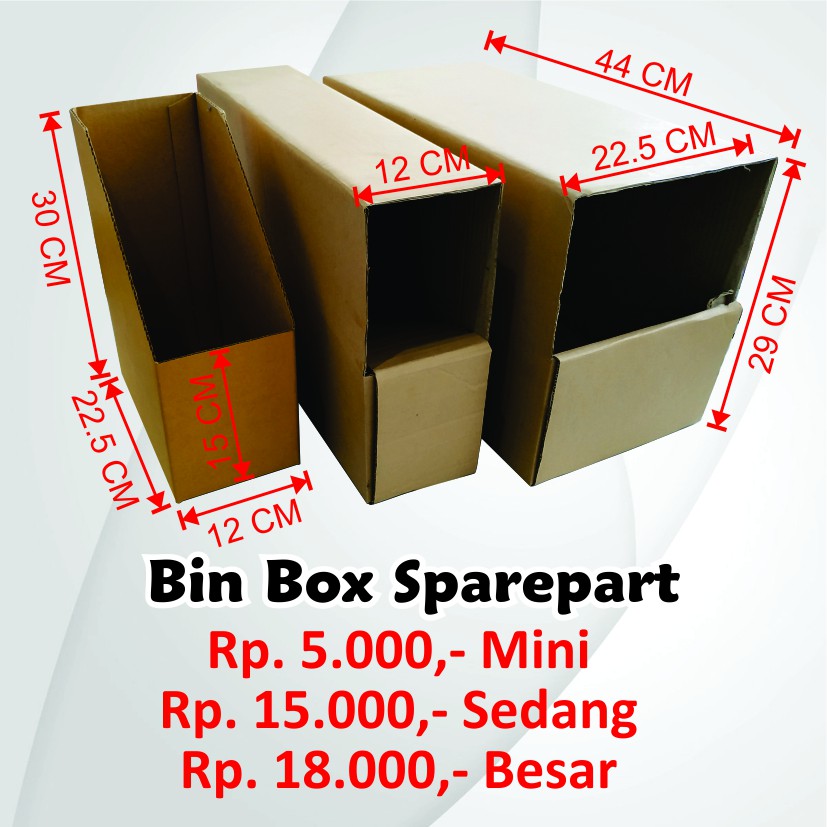 Jual Bin Box / Rak Kardus Spare Part | Shopee Indonesia