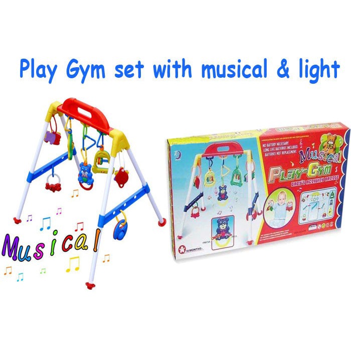 Jual Mainan Baby musical play gym / musik mainan rattle bayi anak