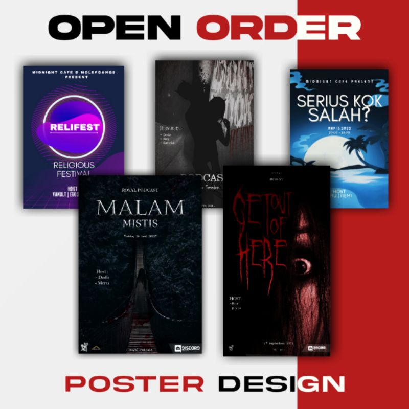 Jual Jasa Desain Poster Dan Logo | Shopee Indonesia