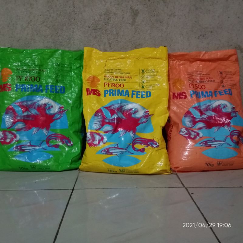 Jual Pelet Prima Feed Gram Pf Shopee Indonesia