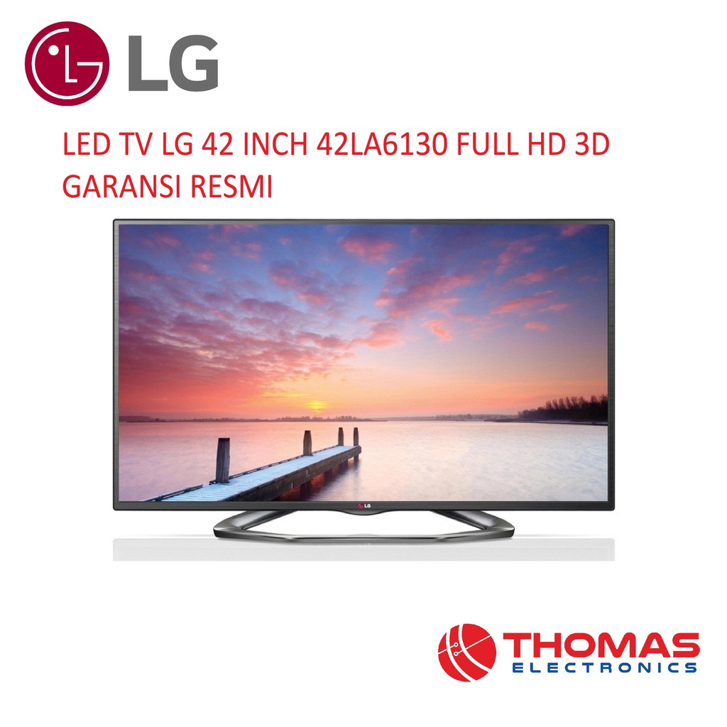 Jual LED TV LG 42 INCH 42LA6130 FULL HD 3D GARANSI RESMI Shopee Indonesia