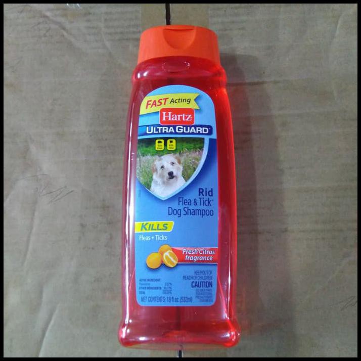 Jual Sale Terlaris!! Hartz Ultra Guard Rid Flea & Tick Citrus Dog Shampoo 532Ml Shopee Indonesia