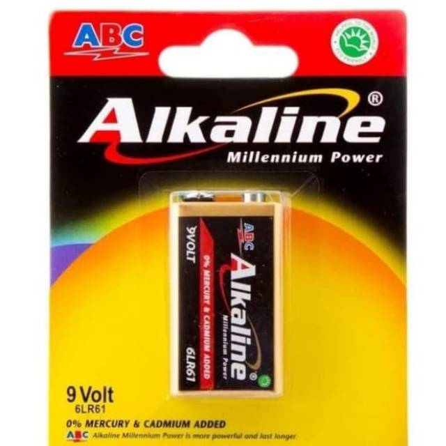 Jual Baterai Battery Batere Kotak Abc Alkaline V Volt Volt