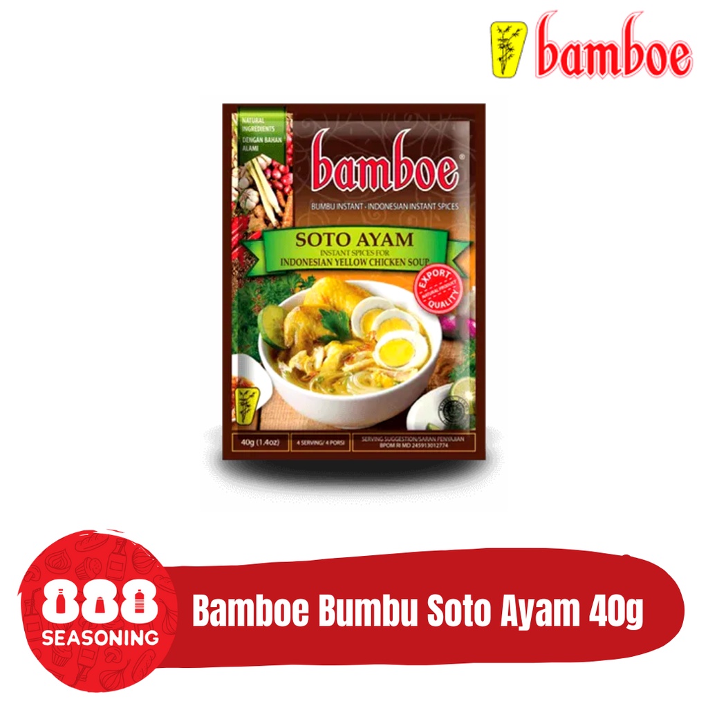 Jual Bamboe Bumbu Soto Ayam 40g Shopee Indonesia