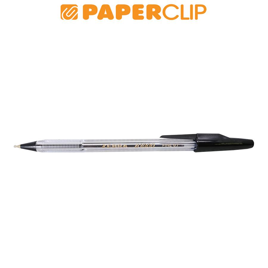BALLPOINT ZEBRA B-1000 TRANSPARENT ISI 3 BLACK (2)