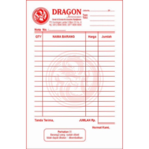 Jual Cetak nota 4 ply | Shopee Indonesia