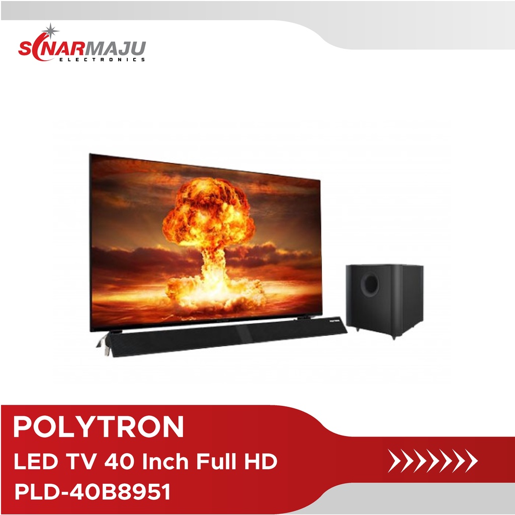 Jual Polytron Led Tv Inch Full Hd Cinemax Soundbar Pld B