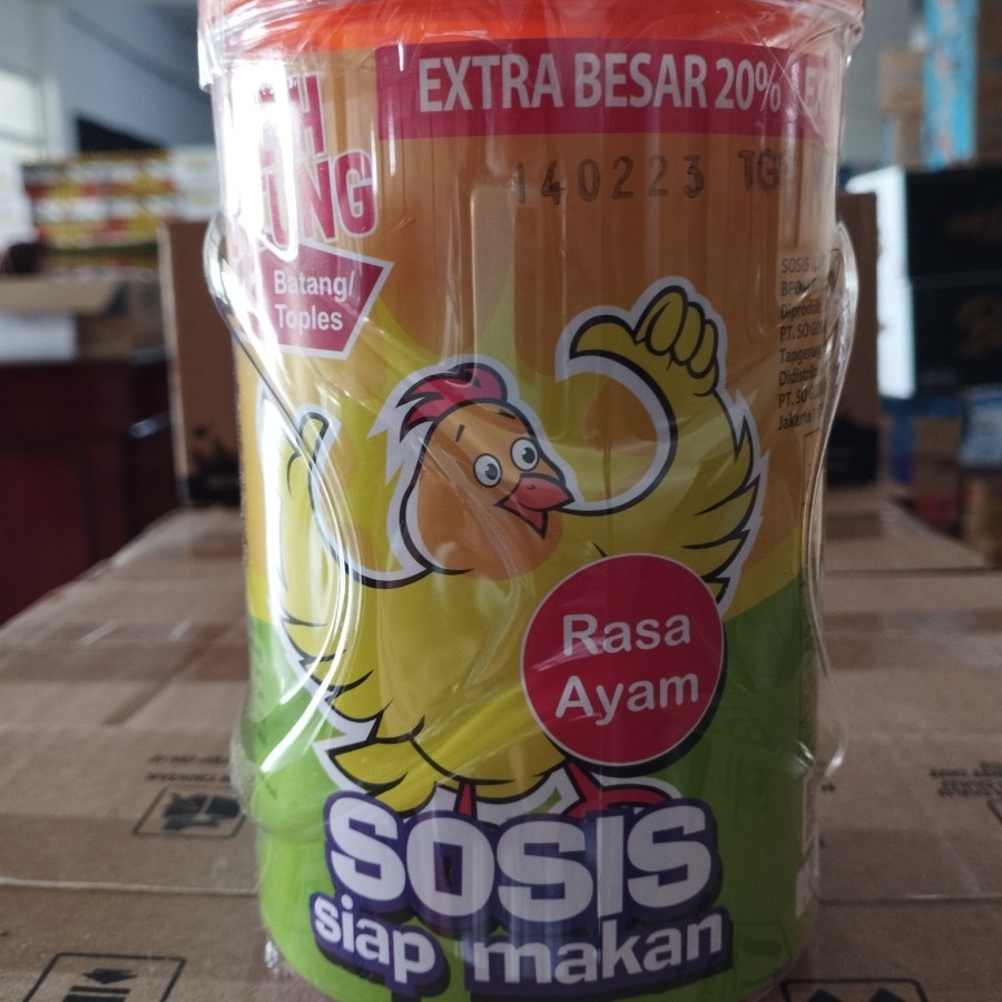 Jual sonice sosis toples rasa ayam EXTRA besar 20% 525gr | Shopee Indonesia