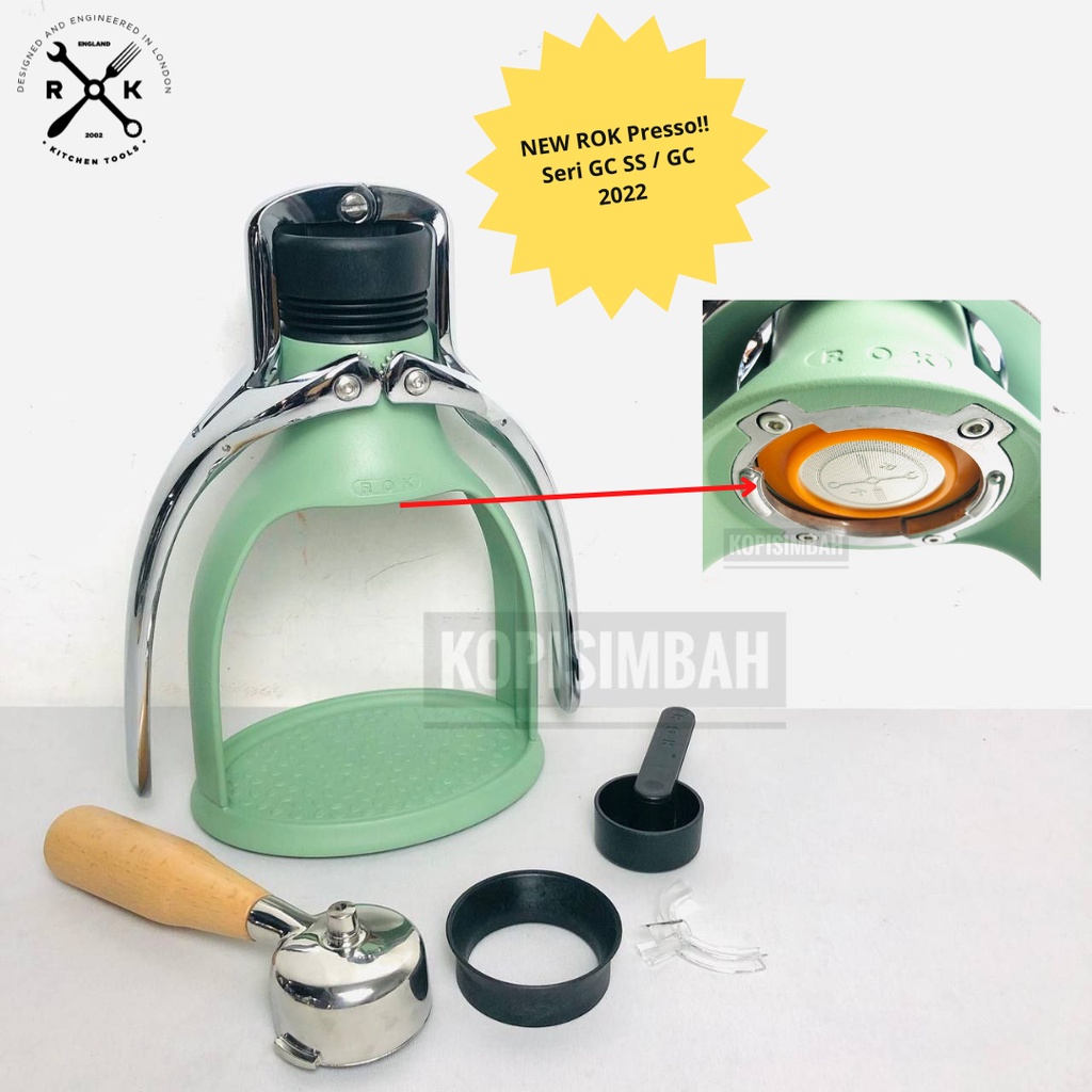 Jual Rok Presso NEW GC SS GC Alat Pembuat Kopi espresso Manual