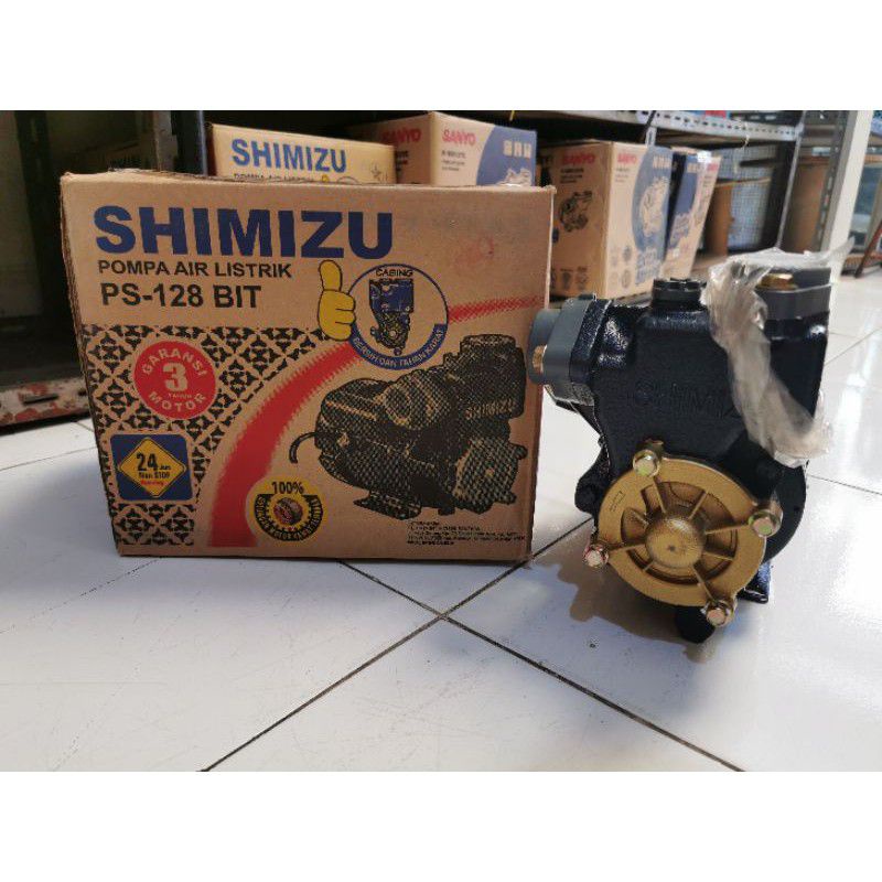 Jual pompa air shimizu mesin air manual PS 128 BIT (125 watt) / shimizu ...