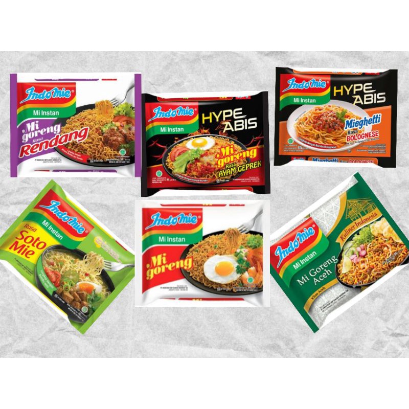 Jual Paket 5 Bungkus Indomie Goreng Dan Kuah Mie Instan | Shopee Indonesia