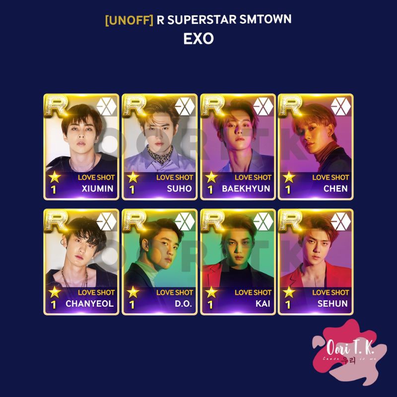 Superstar Smtown Exo レア】EXO ベッキョン SUPERSTAR SMTOWN