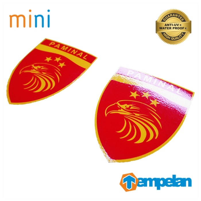 Jual STIKER MINI PAM IN AL POL RI | Shopee Indonesia