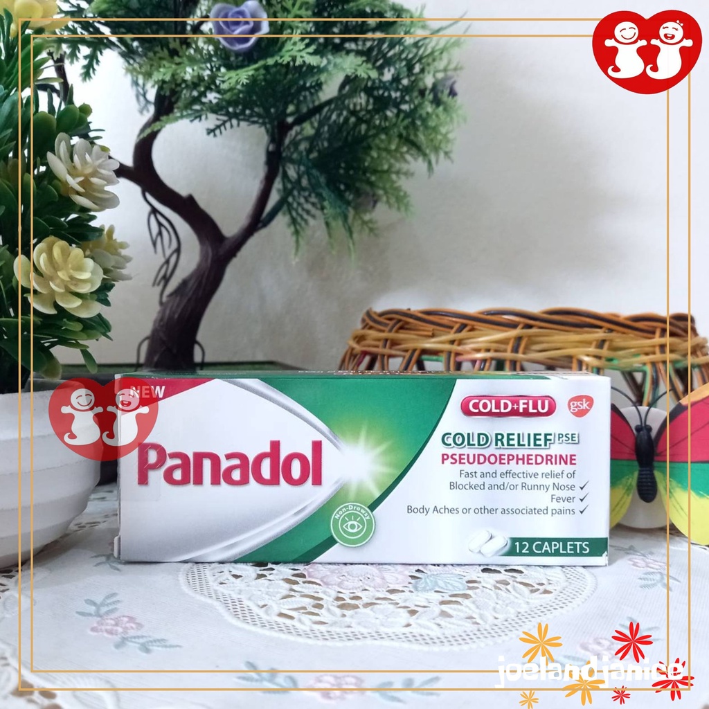 Jual Panadol Cold+Flu Cold Relief PSE Fast and Effective 12 Caplets Singapore Shopee Indonesia