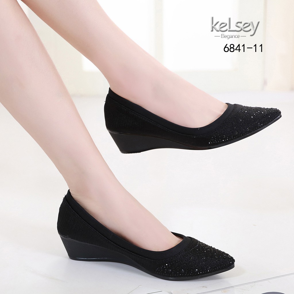 Jual KELSEY ELAINE WEDGES 6841 11 20 SHOES PUMP WANITA SEPATU KANTOR CEWEK IMPORT Shopee Indonesia