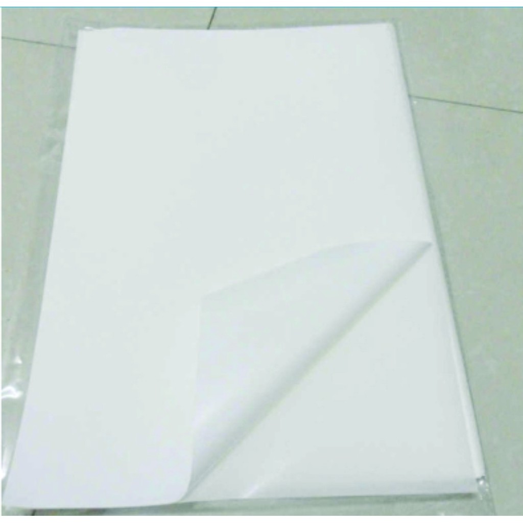 Jual Stiker Vinyl Putih / Sticker Putih Inkjet / Coating / Dye Base ...