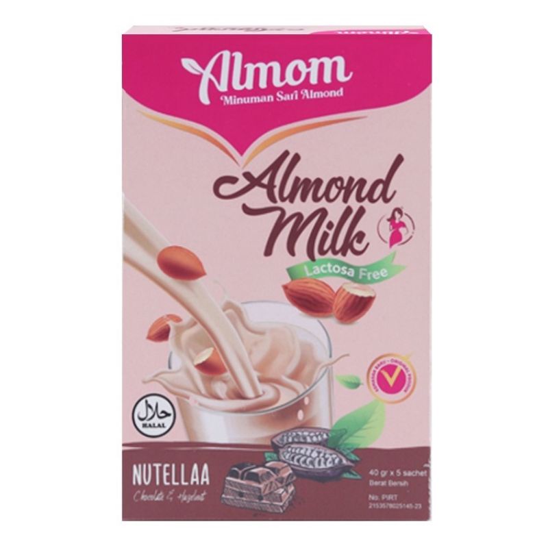 Jual Susu Almond Box Minuman Susu Almond Booster Asi Almom Box Isi 5 Sachet Susu Almond Diet 7316