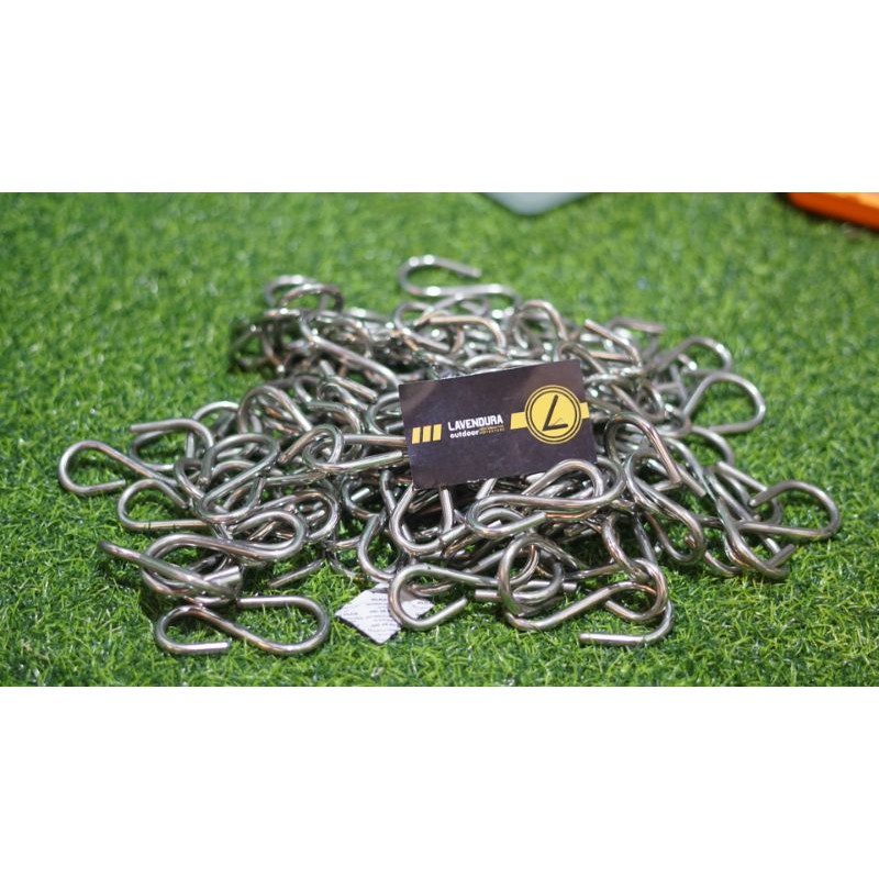 Jual S hook hammock hanging kit anchor hammocking hamok carabiner kait