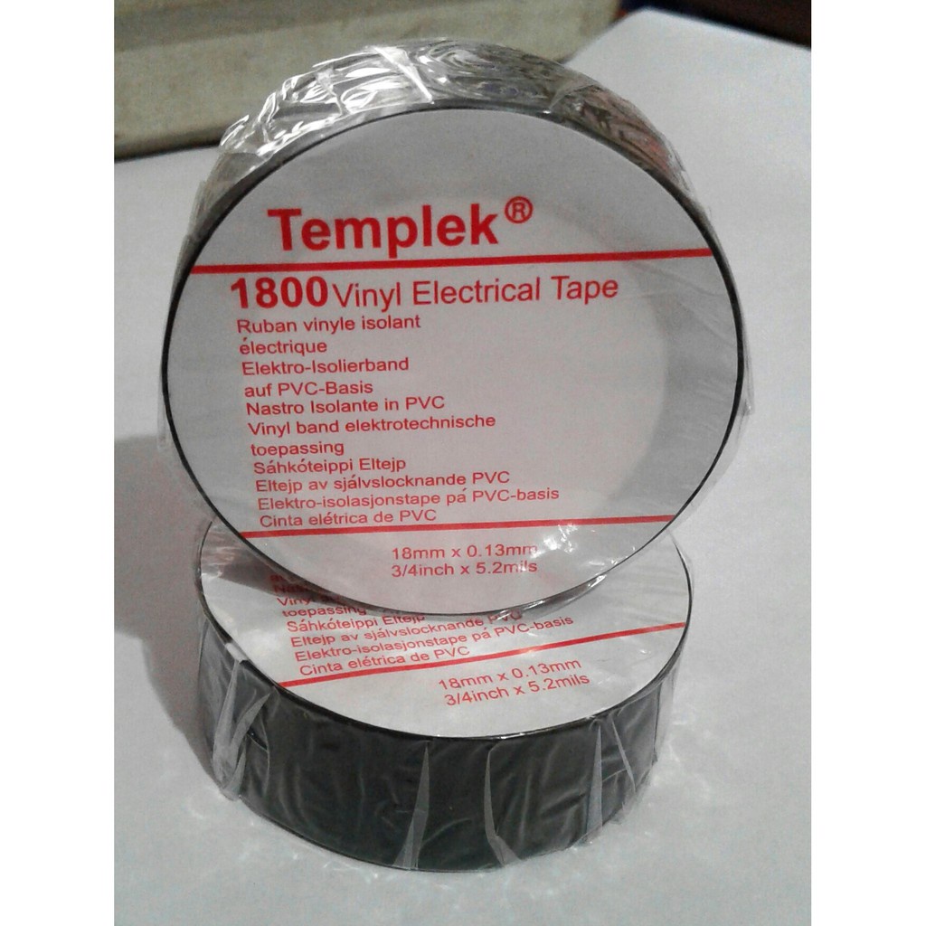Jual ISOLASI LISTRIK TEMPLEK HITAM SOLASI BUAT KABEL ELEKTRICAL TAPE ...