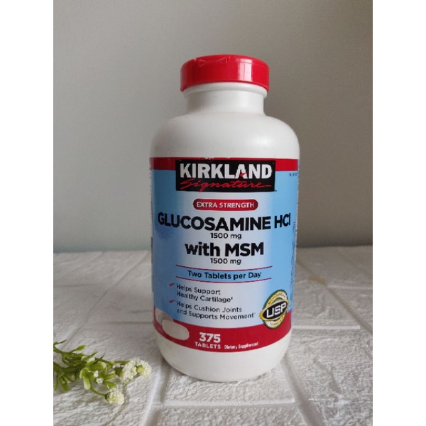 Jual Kirkland signature extra strength glucosamine HCl 1500mg with msm