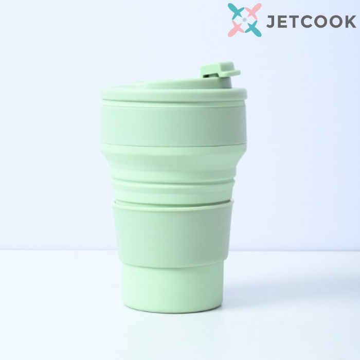 Jual Jetcook Collapsible Cup Foldable Cup 500ml Gelas Lipat Silicone Portable Tahan Panas 7966