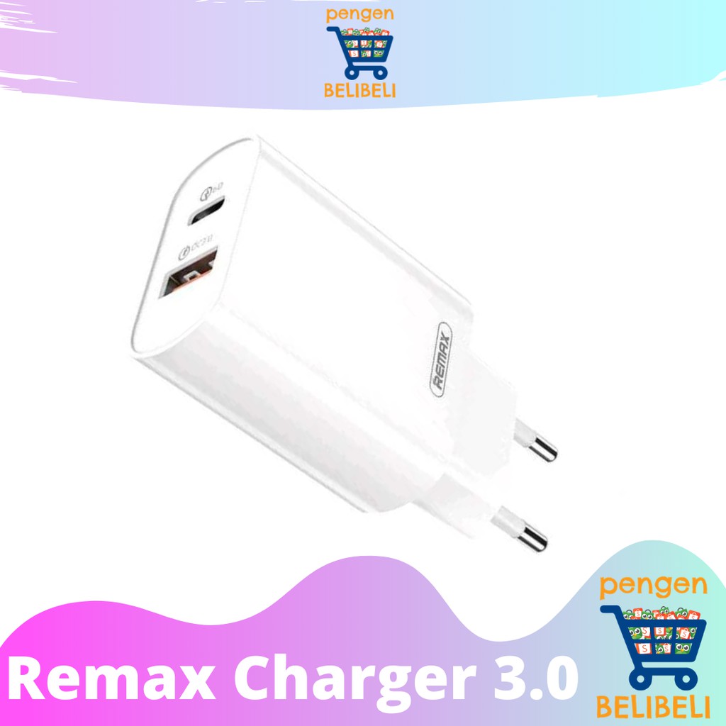 Jual Remax Charger QC 3.0 + PD Fast Charging / RP-U37 / RP U37 / Cas ...