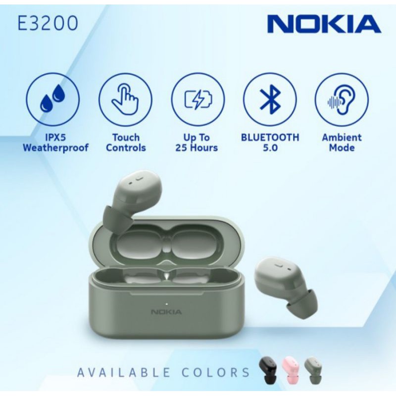 Jual Original Headset Nokia True Wireless TWS Earphone E3200