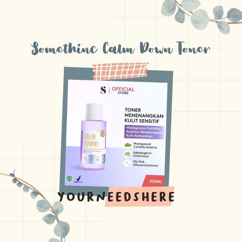 Jual Somethinc Calm Down! Skinpair RCover Ampoule PHA 3 Soothing