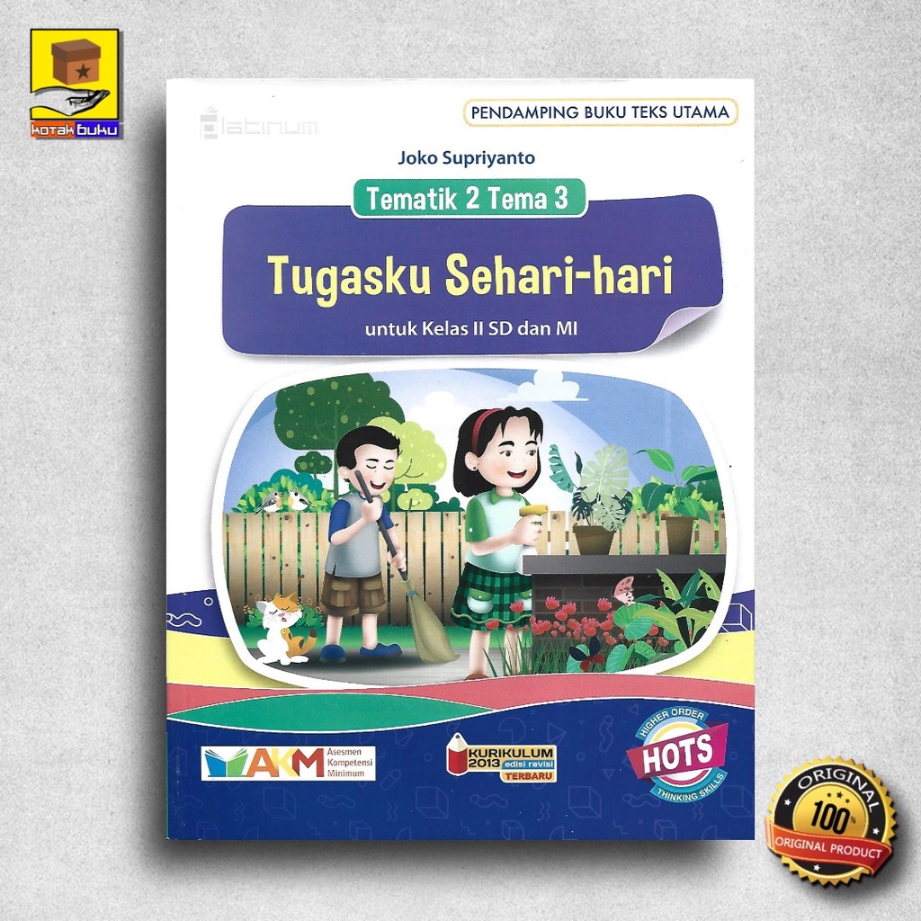 Jual Buku Tematik Sd Kelas 2 Tema 1 2 3 4 5 6 7 8 Akm Hots Platinum