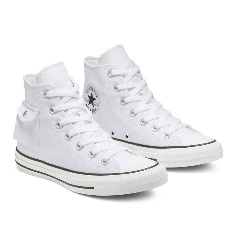 Converse CTAS Pocket Hi White Original Resmi