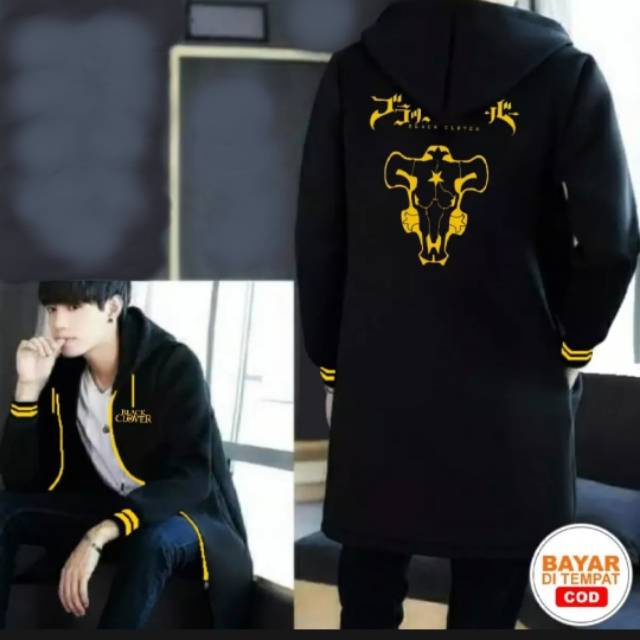 Jual JAKET ANIME SARINGAN UCHIHA / JUBAH ANBU / JUBAH BLACK CLOVER NEW