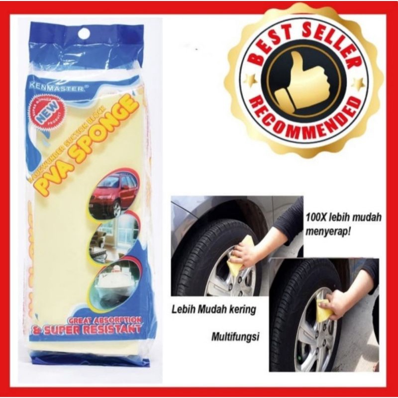 Jual Kenmaster busa sponge CL 100A PVA kuning | Shopee Indonesia
