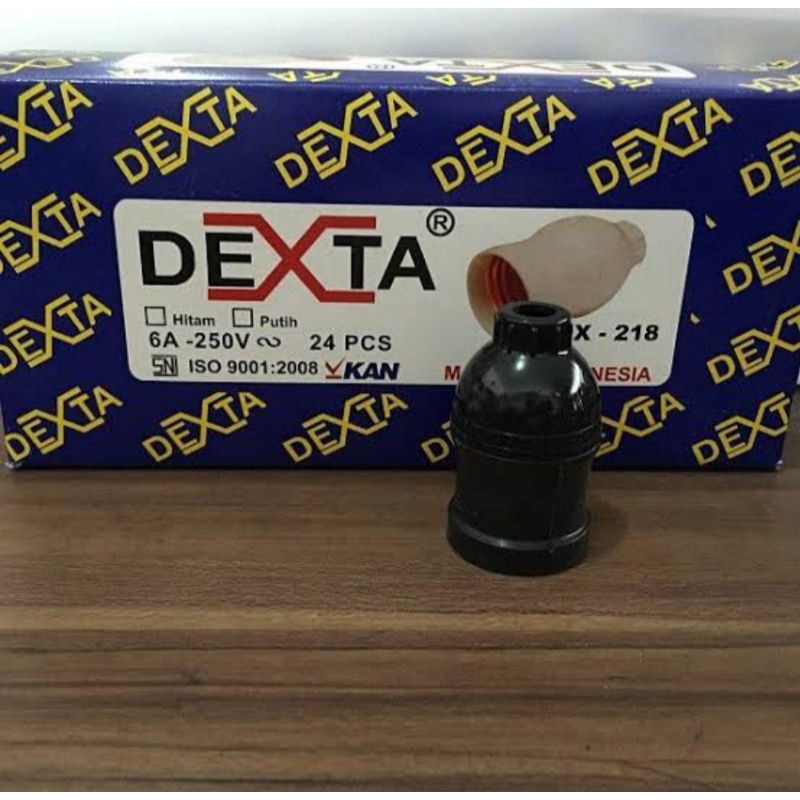 Jual Fiting Fitting Lampu Gantung Hitam E Dexta Dx Sni Grosir Murah Shopee Indonesia