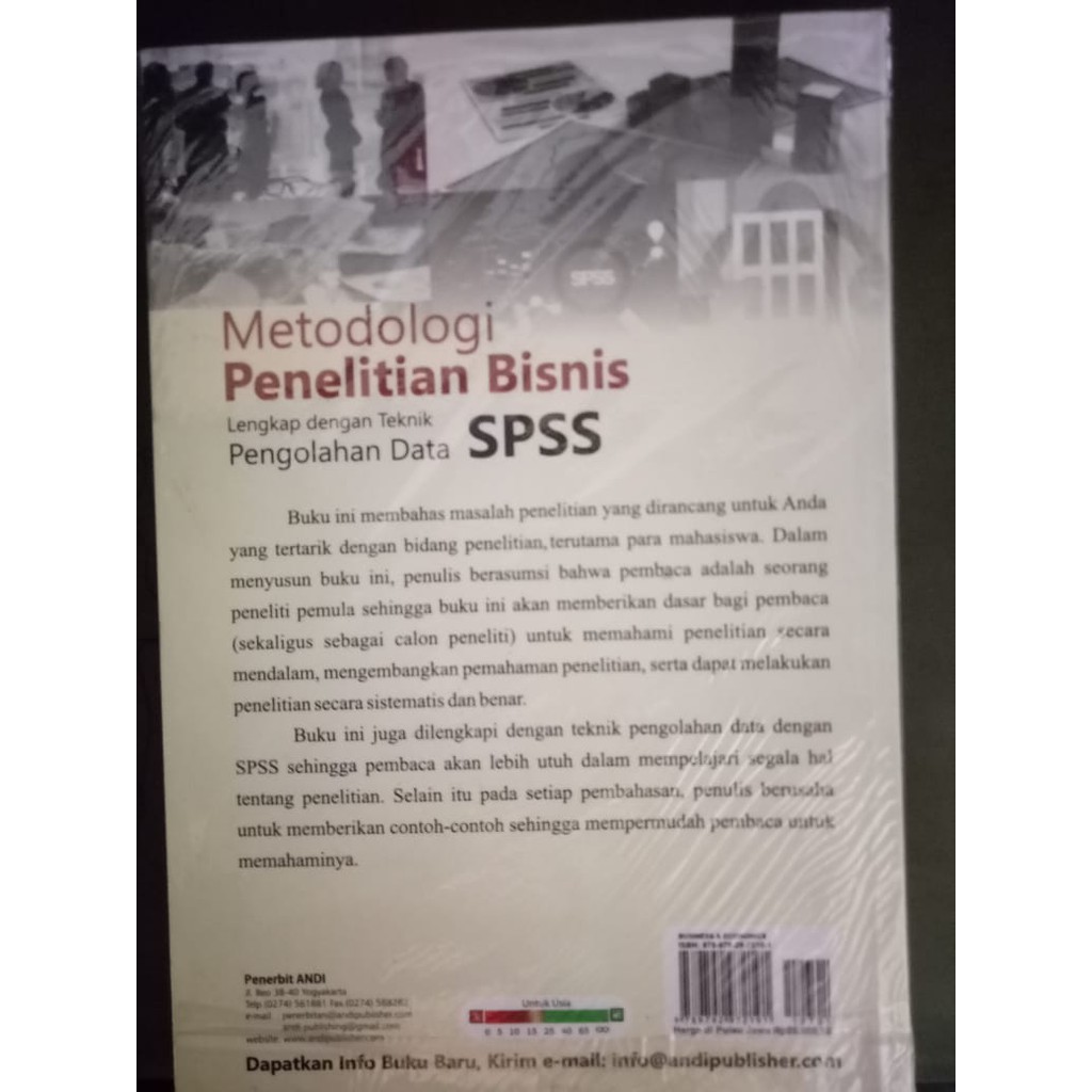 Jual Buku Metodologi Penelitian Bisnis, Lengkap Dengan Teknik ...