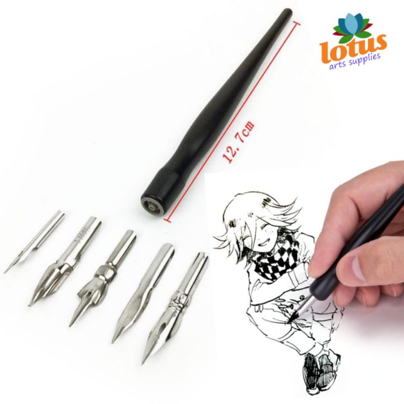 Jual Calligraphy Drawing Kit Tool set 5 - Pena Kaligrafi set | Shopee ...