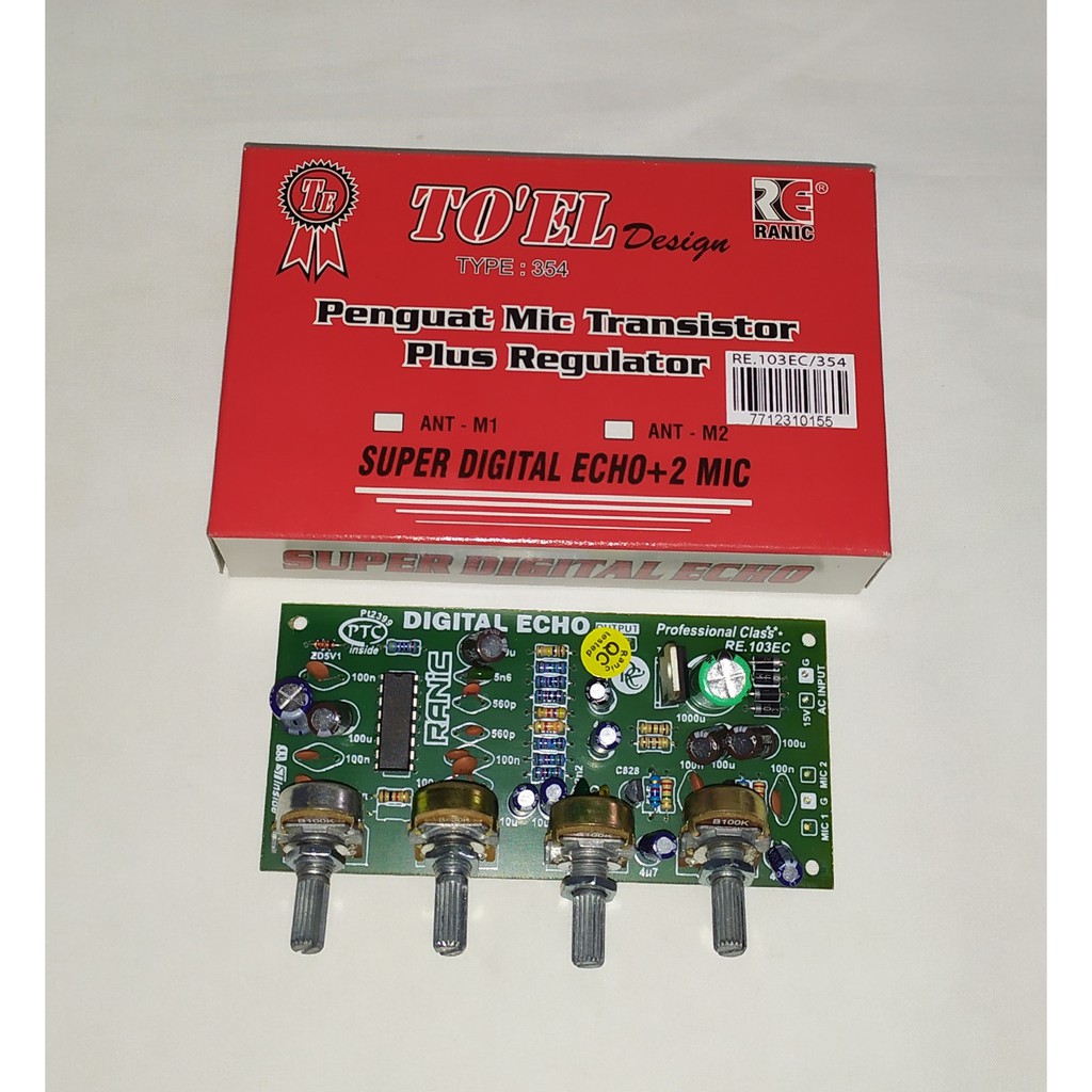 Jual Kit Ranic Kit Echo TOEL Super Digita 2 Mic Plus Regulator-RE.103/ ...