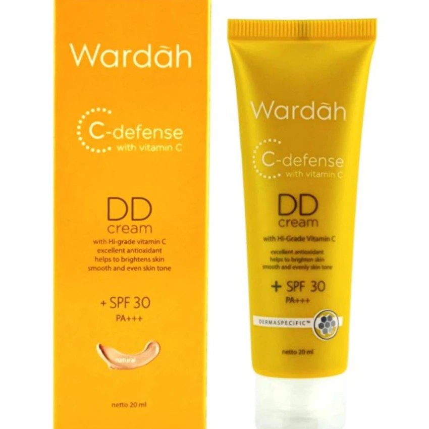 Jual Wardah CDefense DD Cream Natural 20ml Shopee Indonesia