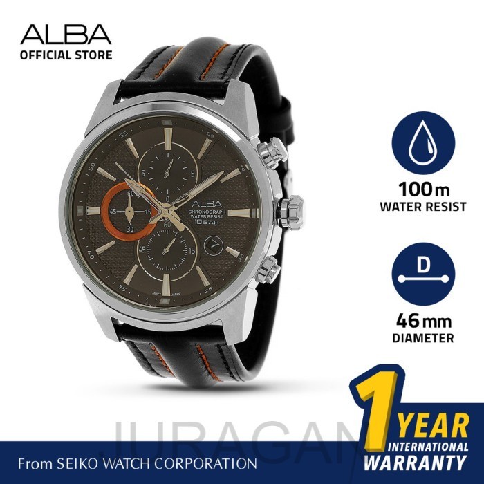 Jual Jam Tangan Pria Alba SIGNA Quartz Leather AM3457 Original | Shopee ...