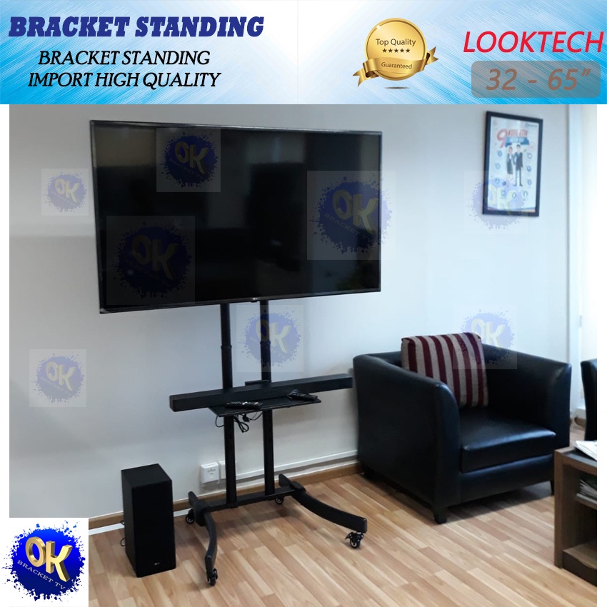 Jual Bracket standing / Brecket stand dorong all merek tv 32-65 inch ...