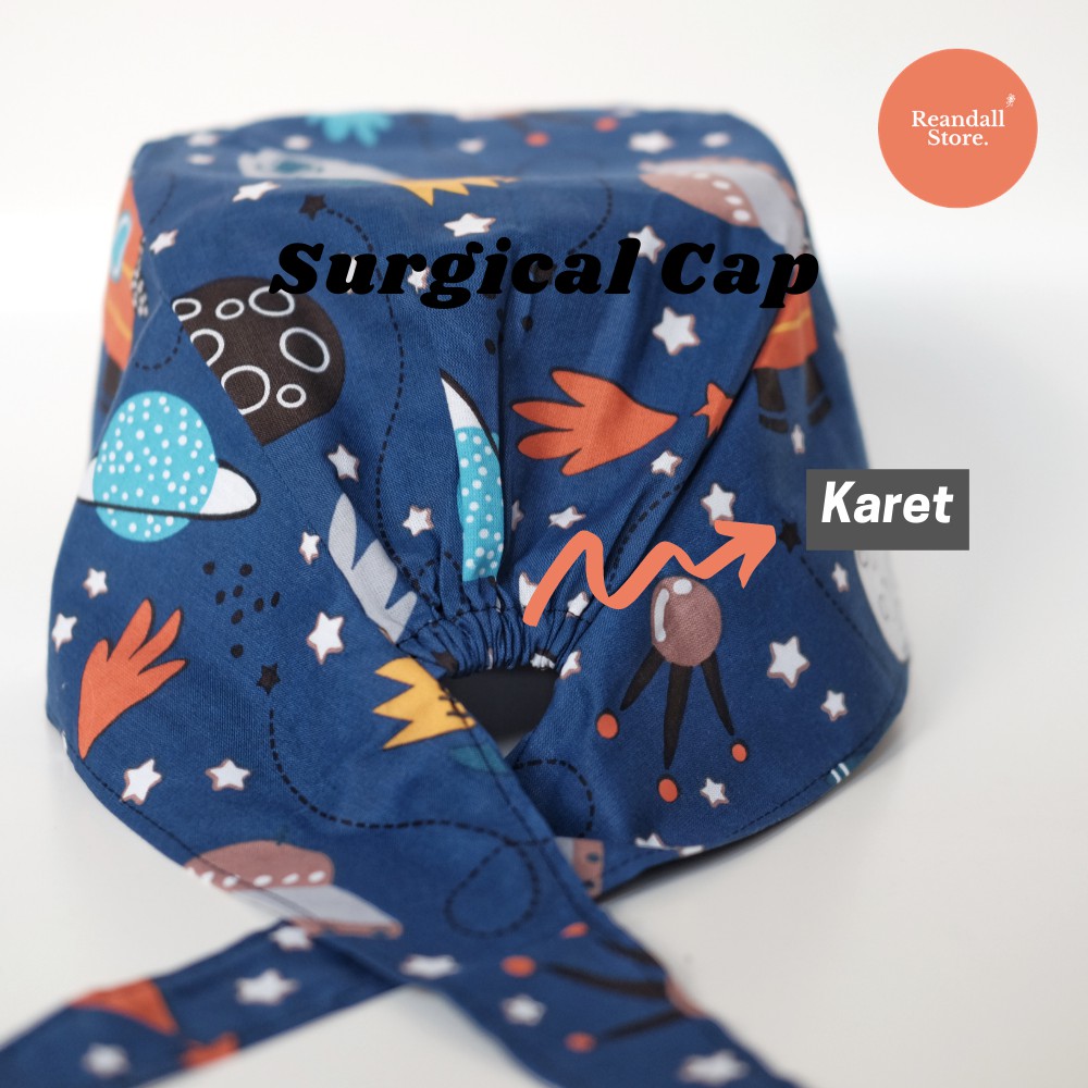 Jual (O) Surgical Cap / Topi Perawat / Topi Operasi / Topi Koki / Topi ...