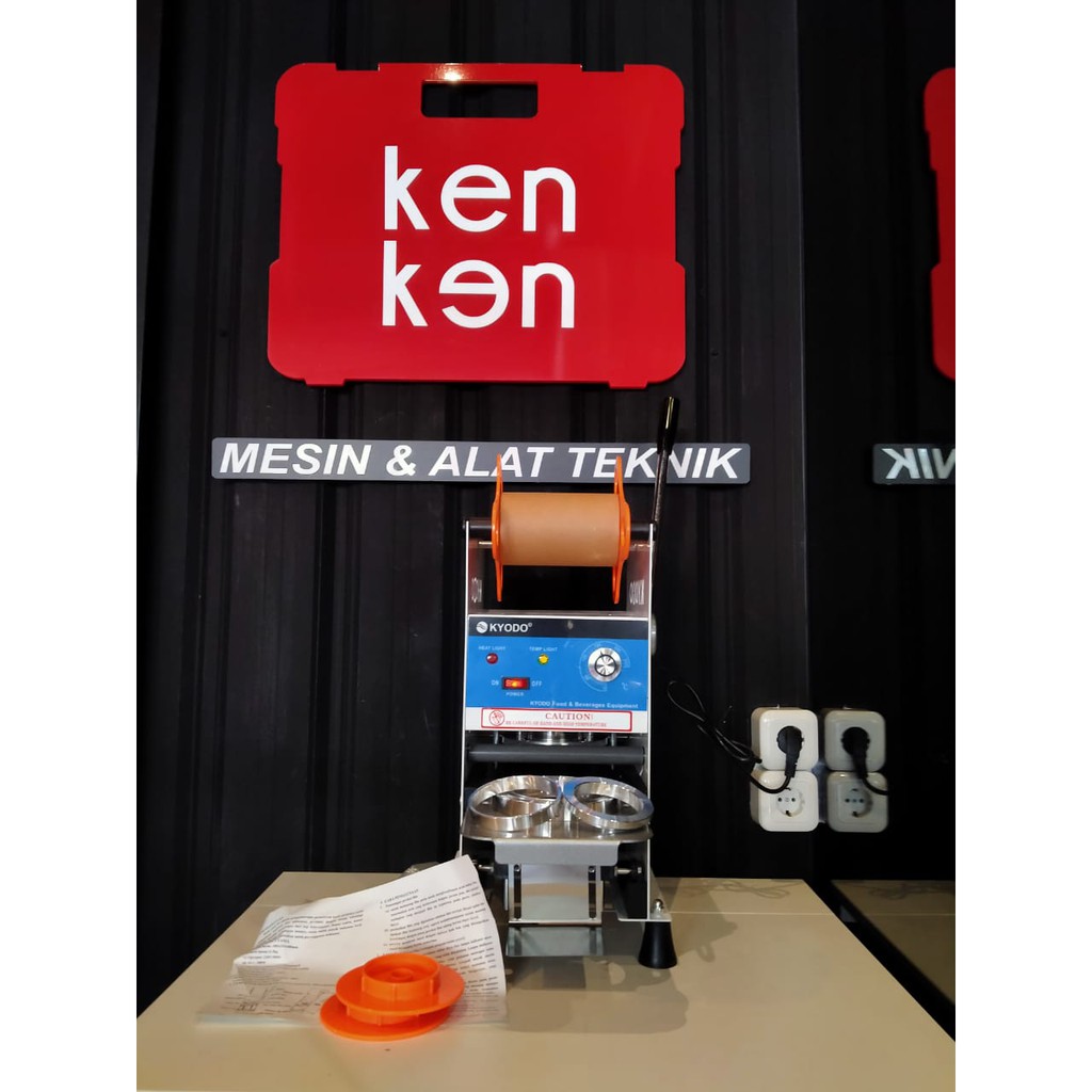 Jual Mesin Cup Sealer Manual Ukuran All Size Cup Mesin Press Gelas Boba Shopee Indonesia