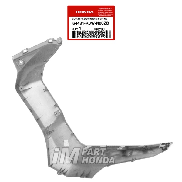Jual 64431-K0W-N00ZB Cover R Floor Side Dek Lantai Kanan ADV 150 Silver ...
