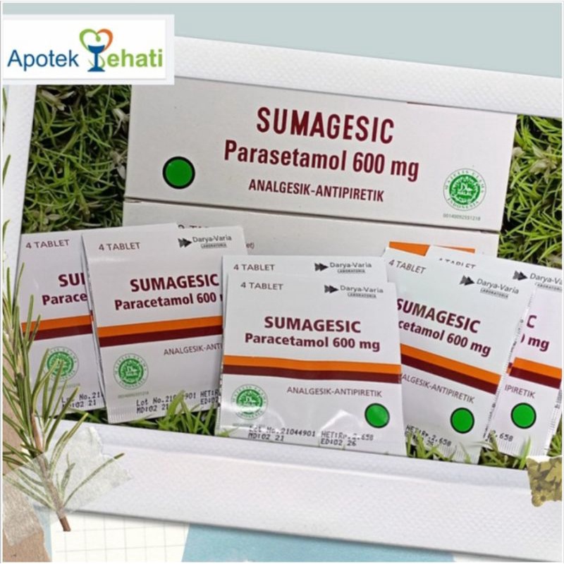 Jual SUMAGESIC PARACETAMOL 600 Mg Per STRIP | Shopee Indonesia