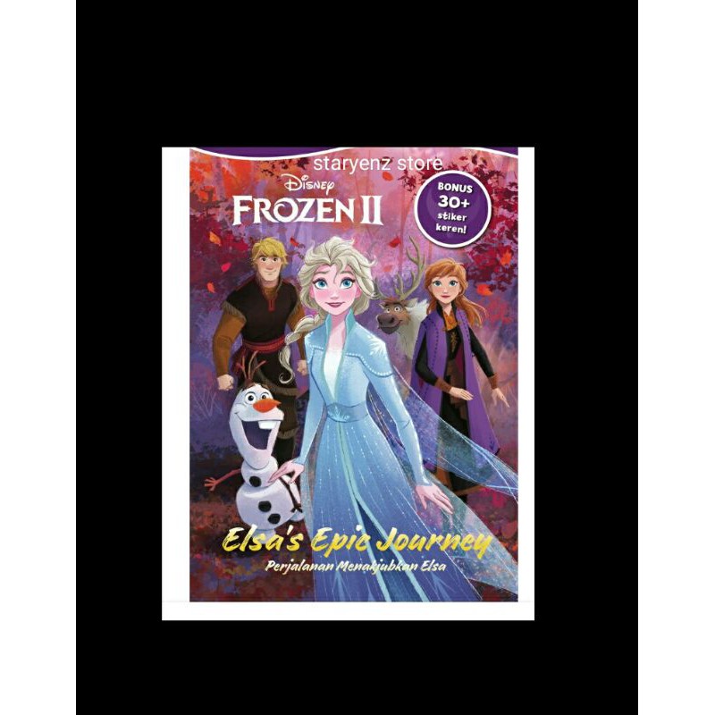 Jual Buku Frozen II Elsa's Epic Journey | Shopee Indonesia