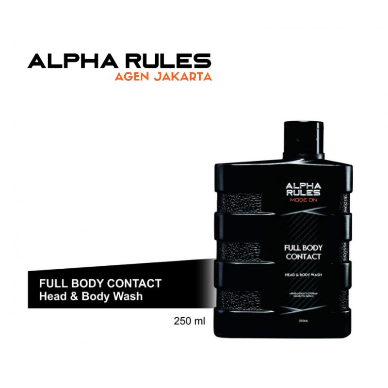 Jual Alpha Rules Full Body Contact Head And Body Wash | Shopee Indonesia