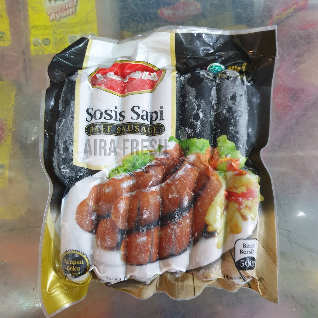 Jual Yona Sosis Sapi Bakar Mini 12s 500gr Yona Sosbak Sosis Sapi Frozen ...