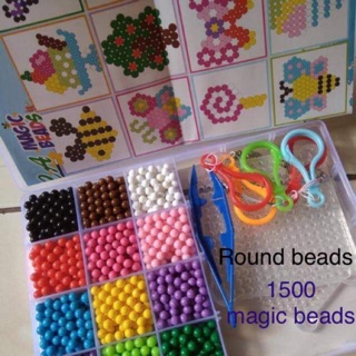 Water Fuse Beads Kit 5mm 24 Colors 3600 Beads Refill Indonesia