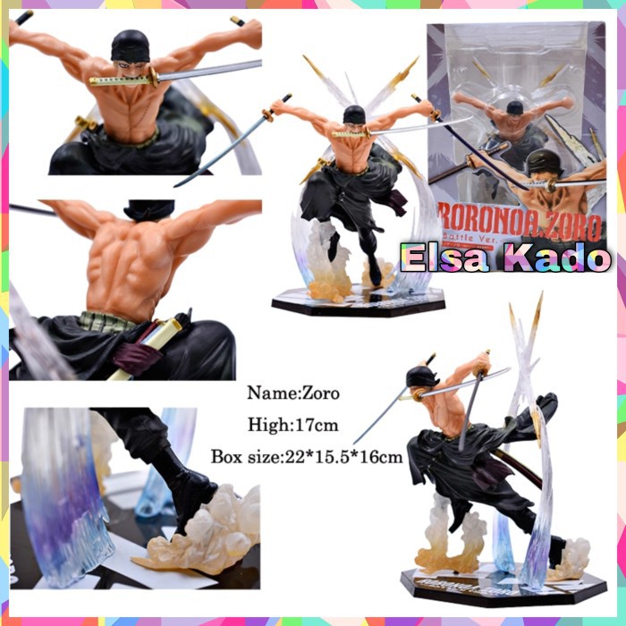 Jual Action Figure One Piece Ace Zoro Luffy Sanji Battle Ver | Shopee ...